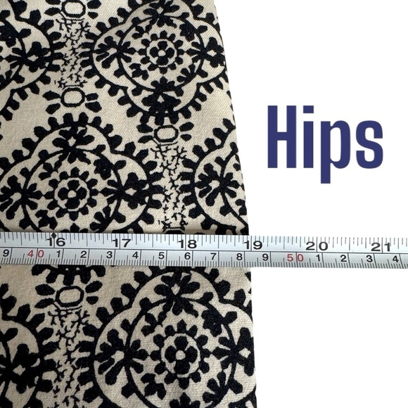 Loft Julie The Riviera geometric print crop Capri pants women’s 4 Ann Taylor - Picture 10 of 12